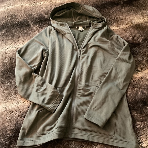 Strafe Women’s full zip Basecamp hoodie in Charcoal - Picture 1 of 8